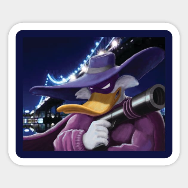 Darkwing Duck Sticker by Zazhiga1ka